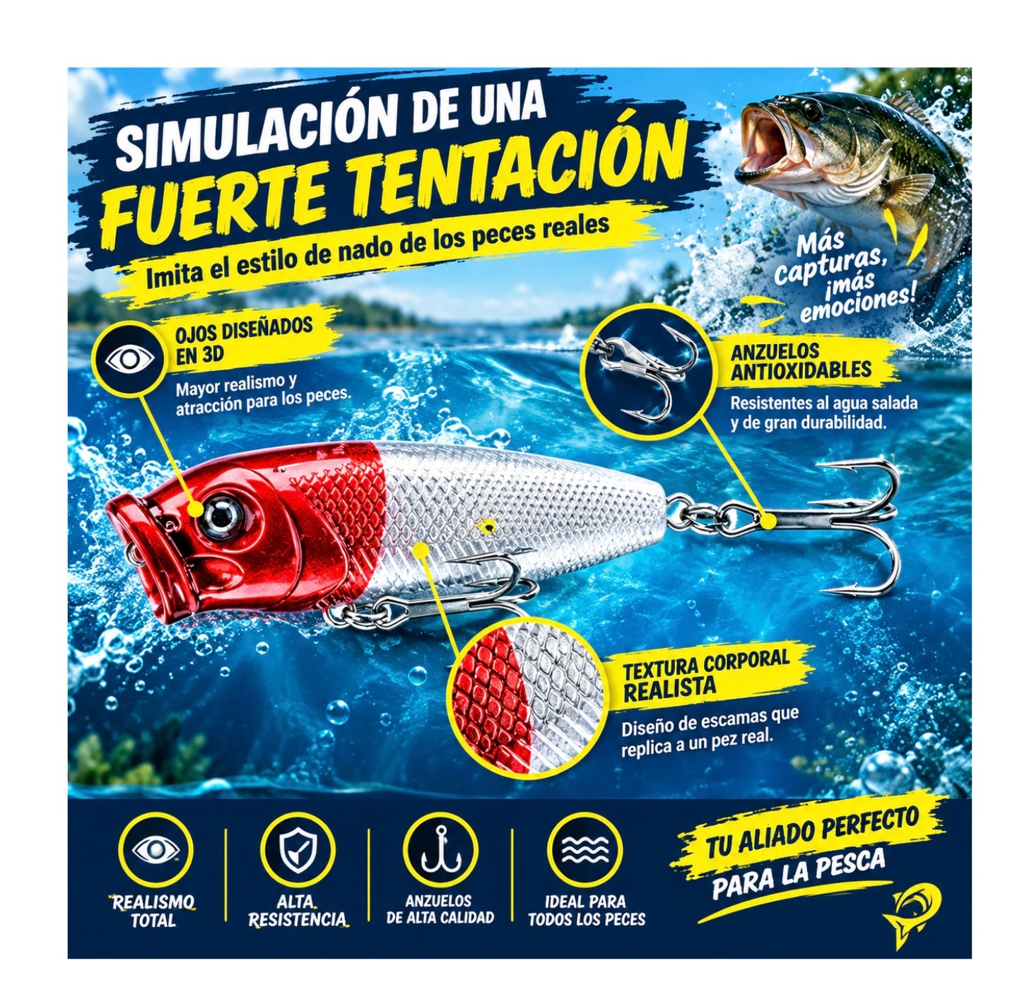 Diseño de señuelos de pesca